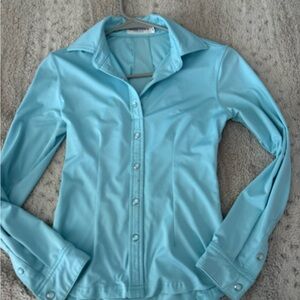 Kids Light Blue Button-Up Shirt